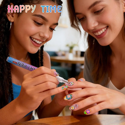 Wolrdzon™ 12-Color Nail Art Graffiti Pen Set